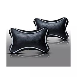 Auto Pearl Neck Rest for All Cars (Set of 2, Black)-50