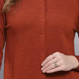 Monte Carlo Rust Regular Fit Sweaters image 5