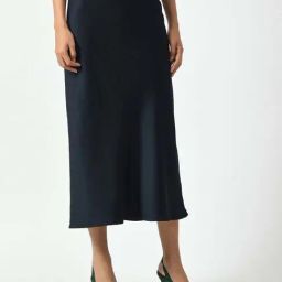 Office & You Navy Maxi Skirt-image-42