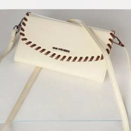 Van Heusen Cream Solid Sling Handbag-22