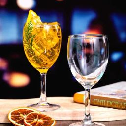 Goodhomes Transparent Glass Wine Tumbler Glasses - Set of 6-image-41