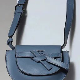 Van Heusen Blue Solid Sling Handbag-23