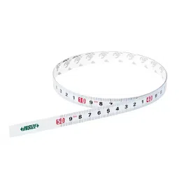 Insize 0-100 cm Range Steel Self Adhesive Measuring Roll with Non Glare Coating, 7139-100-11