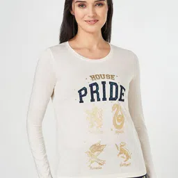 Dreamz by Pantaloons Women Printed Cotton Lounge T-Shirt-picture-4