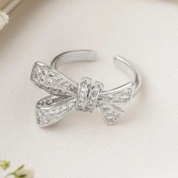 Joker & WItch Silver Ester Bow Style Ring-image-43