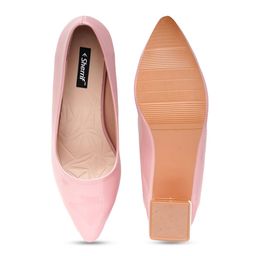 Sherrif Shoes Closed Back Block Pumps image 2
