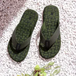 Sparx Men's Olive Flip Flops-image-63