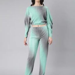 SHOWOFF Green & Grey Maxi Co-ord Set-image-72