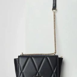 Van Heusen Navy Quilted Sling Handbag-image-8