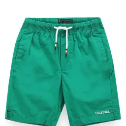 Tommy Hilfiger Boys Green Solid Comfort Shorts-picture-46