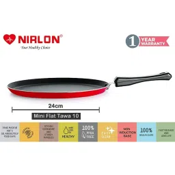 Nirlon Red Aluminium Non- Stick Cookware - Set of 4 image 2