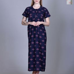 TRUDO Printed Maxi Nightdress-image-99