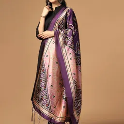 Kaizen TEXO FAB Ethnic Motifs Printed Dupatta image 5