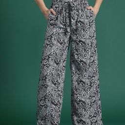 DressBerry Women Ethnic Motifs Printed Regular Trousers-image-85