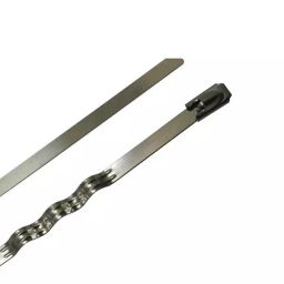 RS PRO Cable Tie Zig Zag 150x4.6 mm 316 Stainless Steel-image-76