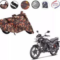 Auto Pearl Polyester Waterproof Two Wheeler Cover for Hero MotoCorp Passion Pro,(Jungle Print)-image-75