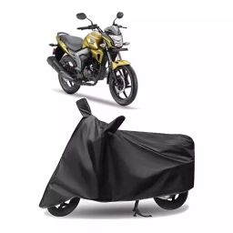 Auto Pearl Polyester Two Wheeler Cover for Honda Unicorn Dazzler (Grey)-image-41