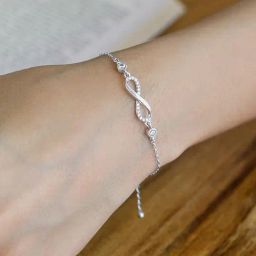 Shaya 92.5 Sterling Silver Infinite Possibilities Bracelet for Women-image-33