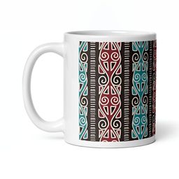 Mr UVD White & Black Printed Ceramic Glossy Mugs Set of Cups and Mugs-image-61