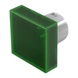EAO SQUARE LENS, GREEN, PLASTIC, 61-9321.5-37