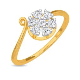Kisna Diamond & Gold Jewellery Nuala 18k (750) Diamond & Gold Ring For Women-picture-41