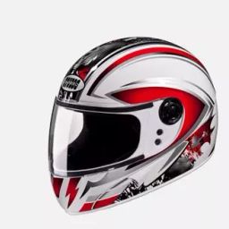 Studds D1 White Large (580 mm) Full Face Helmet, Chrome With Graphics-image-54