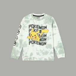 Fame Forever by Lifestyle Boys Green & White Cotton Printed Full Sleeves Sweatshirt-image-71