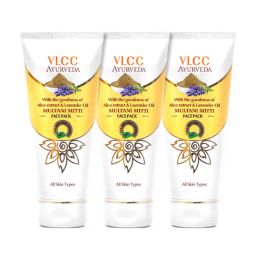 VLCC Ayurveda Multani Mitti Face Pack - Pack of 3-15