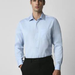 Van Heusen Blue Cotton Regular Fit Shirt-image-65