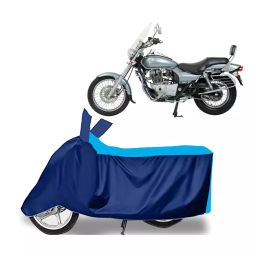 Auto Pearl Two Wheeler Cover for Bajaj Avenger - Cyan, Blue-image-59