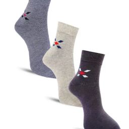 Dollar Socks For Mne's Formal Ankle Length In (Pack of 3)-image-103