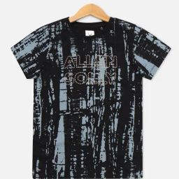 Allen Solly Junior Black Embellished T-Shirt-image-54
