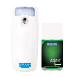 Airance Automatic Room Freshener Dispenser Machine with 250 ml Khus (Vetiver) Fragrance Spray Bottle (Pack of 2)-image-75