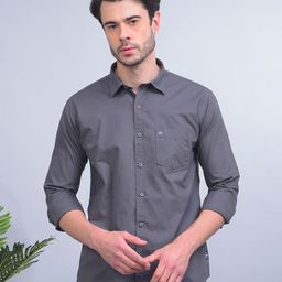 COBB Men Slim Fit Opaque Casual Shirt-image-58