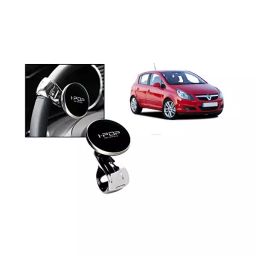 Auto Pearl I-Pop Sparkling Grey Car Power Steering Wheel Platinum Big Knob Spinner Compatible with Corsa-41