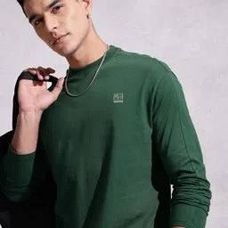 WROGN Drop-Shoulder Sleeves Pure Cotton Oversized T-shirt-image-48
