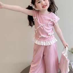 LULU & SKY Girls Top with Palazzos-picture-0