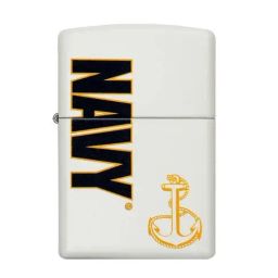 Zippo White US Brass Pocket Lighter-image-28