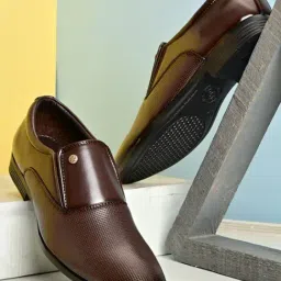 Giorgio Men's Brown Formal Slip-Ons-image-35