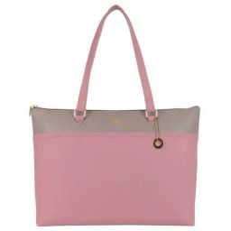 Baggit Blush PVC Solid Laptop Tote Handbag-image-64
