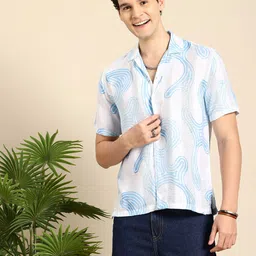 Mast & Harbour Opaque Printed Casual Shirt-picture-9