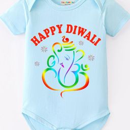 BLUSHES Infants Diwali Printed Pure Cotton Bodysuit-picture-41