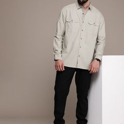 Roadster Men Relaxed Casual Pure Cotton Shirt-image-54