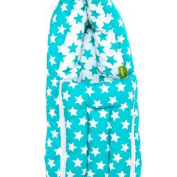Baybee 3 in 1 Cotton Carry Bed Cum Portable Sleeping Bag for Infant Co Sleeping Baby Bedding- Blue-image-61