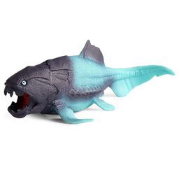 SUPER TOY Aquatic Shark Animal Toy for Kids Realistic Fish Squishy Figurines Rubber Sea Animal Soft Squeeze Toy for Boys Girls Lookalike Ocean Creatures Educational Gift-9
