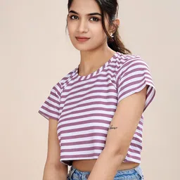 4WRD by Dressberry Striped Crop Top-picture-38