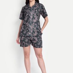 TILISM Printed Pure Cotton Shirt With Shorts Co-Ords-image-44