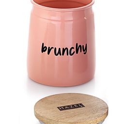 HAZEL Air Tight Containers for Snacks Medium Snacks Storage Containers with Lid, Peach, 650 ml image 5