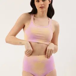 Clt.s Tie & Dye Printed Beach Bikini Set-image-81