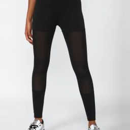 Reebok Black High Rise Sports Tights-image-71